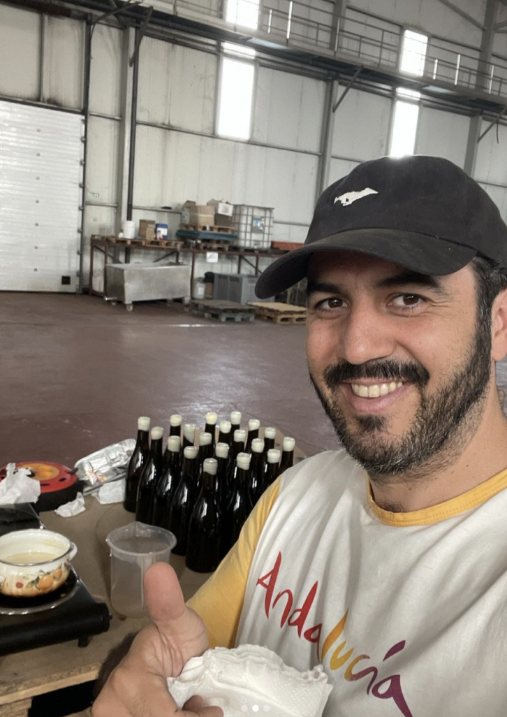 The Castuo Wines owner, and also the Jaramagos Vermut owner, Fernando Rivas.