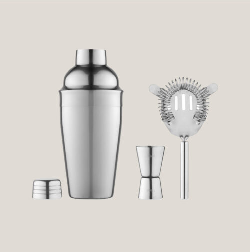 The ultimate cocktail shaker tool set! To make the perfect cocktails you need this shaker tool set.